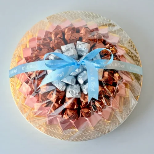 Baby Boy Chocolate Tray